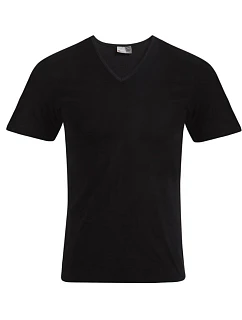 Promodoro 3082 Pánské tričko "Slim Fit" s výstřihem do V 40.3082 black