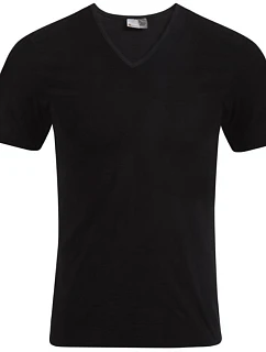 Promodoro 3082 Pánské tričko "Slim Fit" s výstřihem do V 40.3082 black