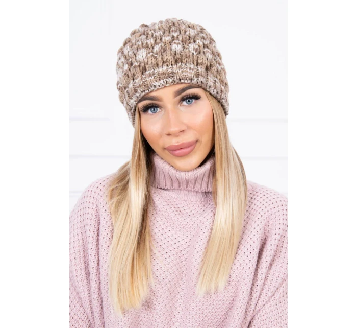 Čepice K156 světle hnědá Čepice K156 světle hnědá