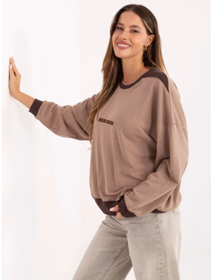 Bluzka RV BZ model 21406653 ciemny bezowy - FPrice