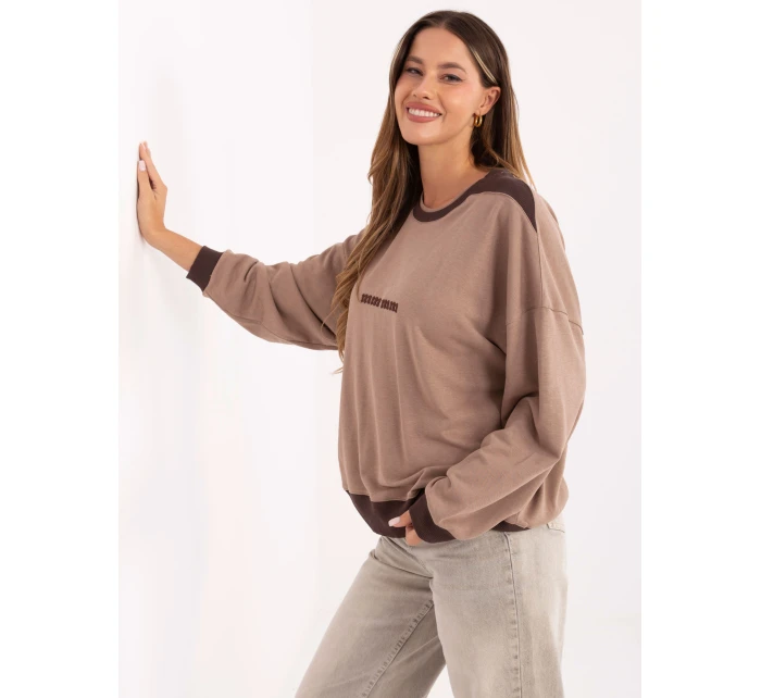 Bluzka RV BZ model 21406653 ciemny bezowy - FPrice