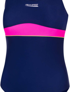 AQUA SPEED Plavky EMILY Navy Blue/Pink