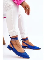 Baleríny na šněrování model 178021 Step in style