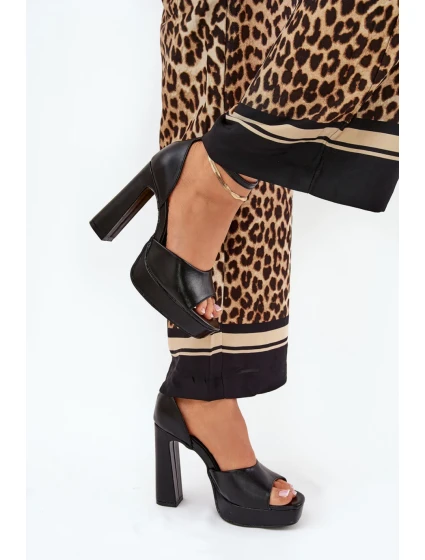 Sandály na podpatku model 209893 Step in style Sandály na podpatku model 209893 Step in style