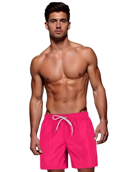 Pánské šortky fuchsiová Dstreet model 21989756 - FashionStreet Pánské šortky fuchsiová Dstreet model 21989756 - FashionStreet