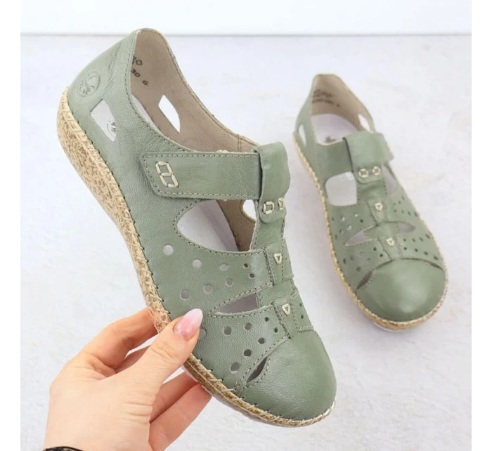 damskie na  zielone model 22033791 - Rieker