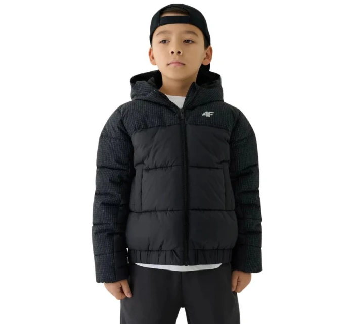 Chlapecká péřová bunda 4F M621 tmavě černá 4FJWAW25TDJAM621 20S Chlapecká péřová bunda 4F M621 tmavě černá 4FJWAW25TDJAM621 20S