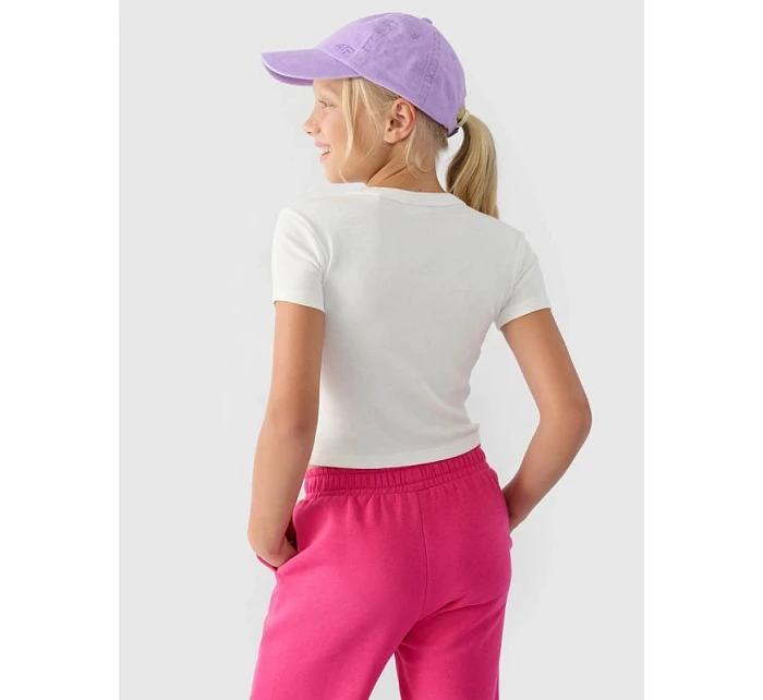 Hladké dívčí tričko model 22117376 - 4F