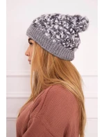 Bublinková čepička K219 šedá