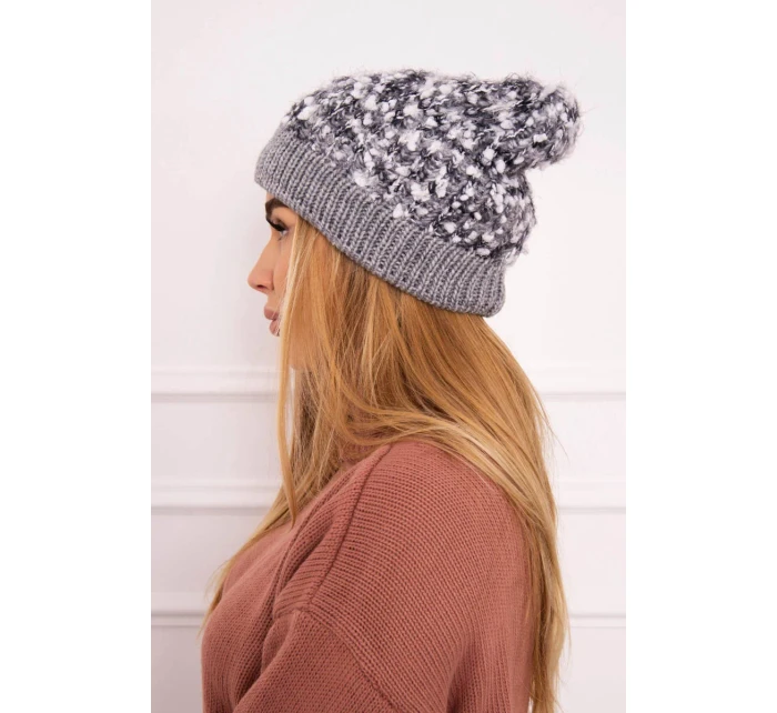 Bublinková čepička K219 šedá