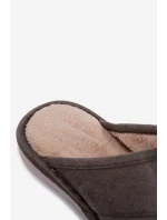 Pánské domácí pantofle tmavě šedé model 21793843 - Boto Pánské domácí pantofle tmavě šedé model 21793843 - Boto