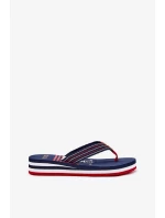 Dámské žabky na klínku Big Star – tmavě modré Dámské žabky na klínku Big Star – tmavě modré