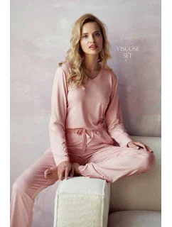 3053 DÁMSKÉ DLOUHÉ VISKÓZOVÉ PYŽAMO RIVER