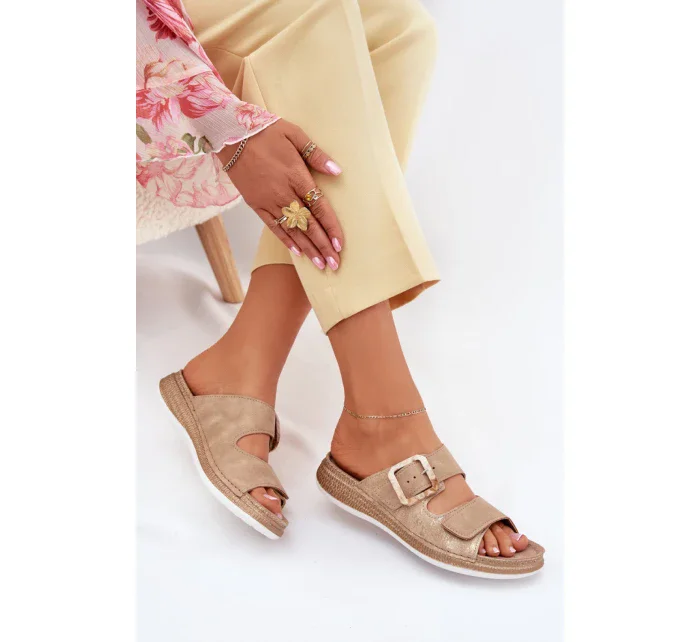 Pantofle model 214738 Step in style Pantofle model 214738 Step in style