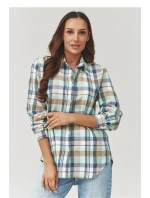 Košile s dlouhým rukávem  model 223228 Makadamia