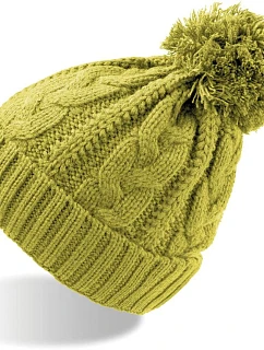 Atlantis Headwear Vogue Pletená čepice s copánkovým vzorem 33.3090 green