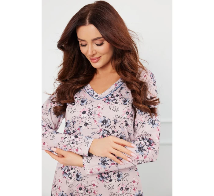 Italian Fashion Toliana long barva:print/pink Italian Fashion Toliana long barva:print/pink