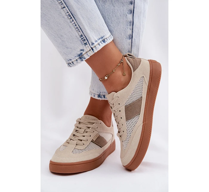 Dámské tenisky Big Star model 22100903 Béžové - Big Star Shoes Dámské tenisky Big Star model 22100903 Béžové - Big Star Shoes