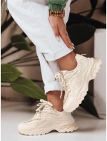 Dámské tenisky se podrážkou beige model 21983242 - Dstreet