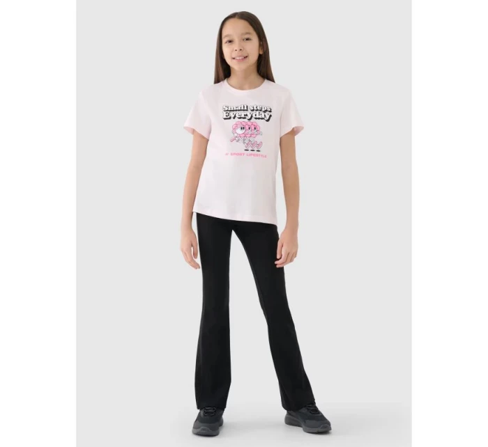 Dívčí tričko s potiskem 4F 4FJRSS25TTSHF2585-12S Dívčí tričko s potiskem 4F 4FJRSS25TTSHF2585-12S