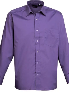 Premier PR 200 Popelínová košile s dlouhým rukávem 39.0200 purple