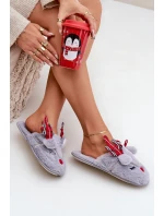 Vánoční Pantofle S Šedé model 21680787 - Boto Vánoční Pantofle S Šedé model 21680787 - Boto