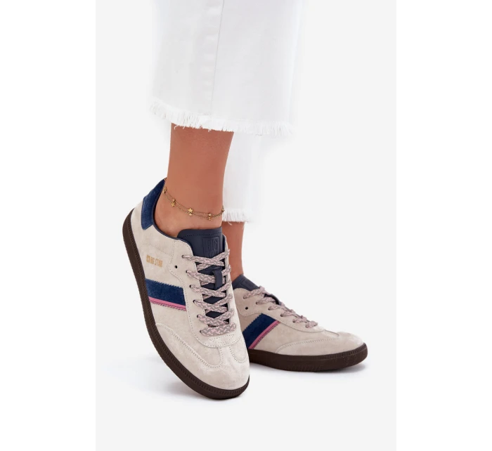 Dámské Nízké Sněhule Z Semiše Big Star model 21705751 HIPOLY SYSTEM Šedé - Big Star Shoes Dámské Nízké Sněhule Z Semiše Big Star model 21705751 HIPOLY SYSTEM Šedé - Big Star Shoes