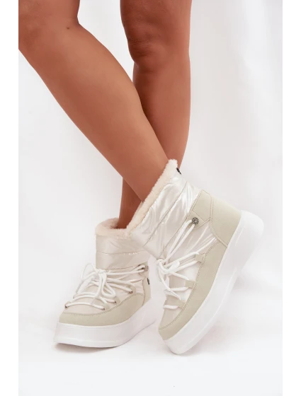 Dámské zimní boty Na platformě  25 03 Bílé model 21725149 - Lee Cooper