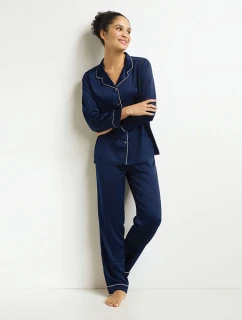 Dámské pyžamo set model 21312102 SET  tmavě modrá - DIM