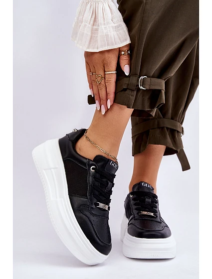 Dámské klasické sportovní boty model 21611265 Černe - Goe