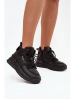 Dámské sportovní boty na platformě Big Star model 21708704 Černé - Big Star Shoes Dámské sportovní boty na platformě Big Star model 21708704 Černé - Big Star Shoes