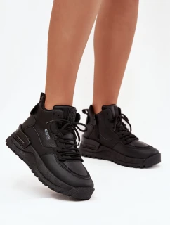 Dámské sportovní boty na platformě Big Star model 21708704 Černé - Big Star Shoes