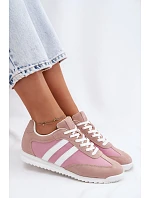 Semišové Dámské Sportovní Boty  Růžové model 22107485 - McArthur