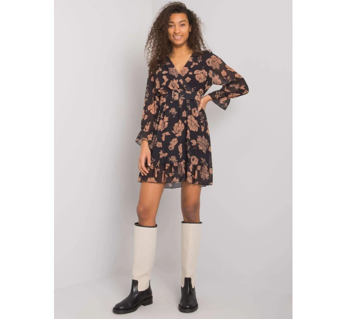 Šaty DHJ SK 12220 3.51P hnědá