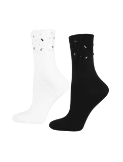 Ponožky Moraj CSL450-045 Stripe Crystals 35-41