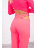 Sada s halenkou top růžová neonová Sada s halenkou top růžová neonová
