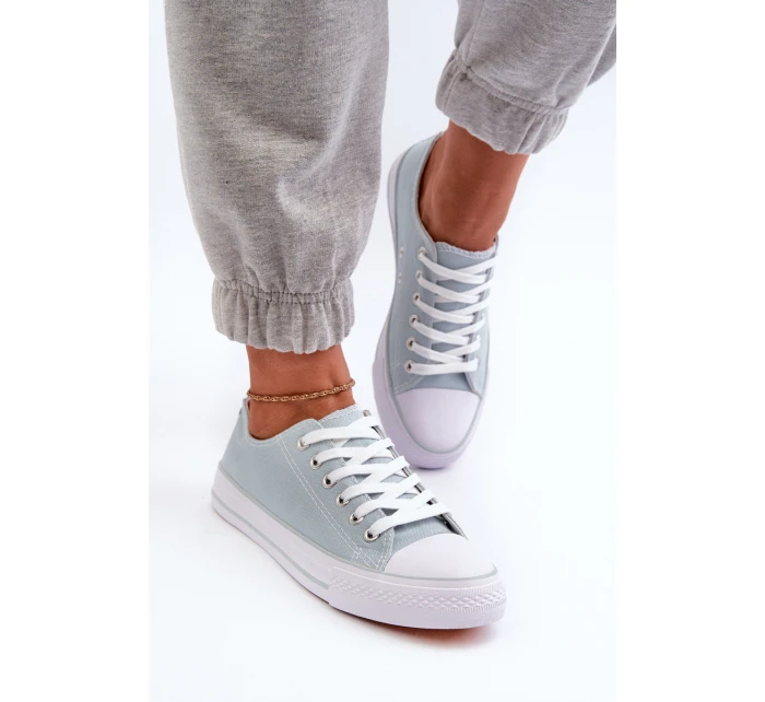 Dámské látkové klasické nízké tenisky máta model 21662384 - Boto Dámské látkové klasické nízké tenisky máta model 21662384 - Boto