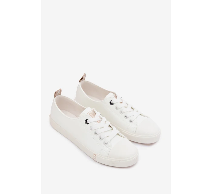 Dámské tenisky z eko kůže Big Star TT274023 Bílé Dámské tenisky z eko kůže Big Star TT274023 Bílé