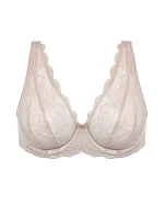 Dámská maxi podprsenka 19253 béžově růžová - Mediolano Dámská maxi podprsenka 19253 béžově růžová - Mediolano