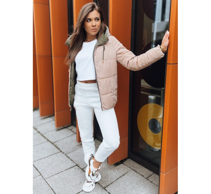 Dámská oboustranná péřová bunda VICTORIA SNUG zelená FashionStreet TY3716