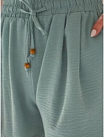 Dámské látkové šortky SUMMER zelené Dstreet model 21987208 - FashionStreet Dámské látkové šortky SUMMER zelené Dstreet model 21987208 - FashionStreet