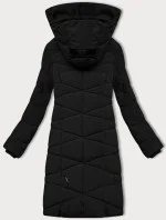 Černá dámská zimní bunda s kožešinovou podšívkou model 21247977 - LHD