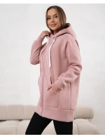 Gruba rozpinana bluza damska Goodlookin jasny różowy (551) Gruba rozpinana bluza damska Goodlookin jasny różowy (551)