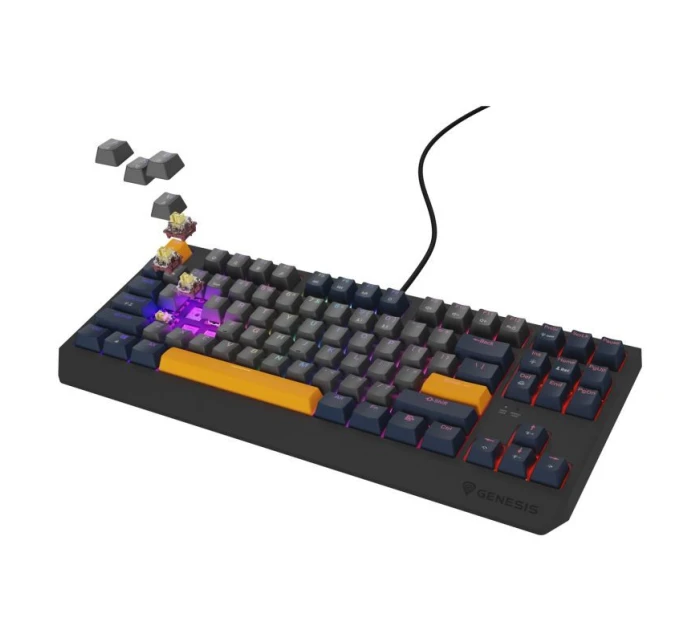 GENESIS 230 TKL Herní USB QWERTY klávesnice Modrá model 21491512 GENESIS 230 TKL Herní USB QWERTY klávesnice Modrá model 21491512