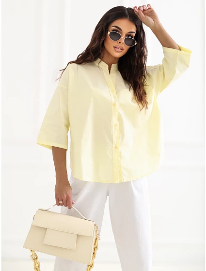 Koszula IT KS model 22084215 jasny żółty - FPrice