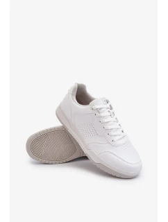 Pánské tenisky vyrobené z eko kůže bílé Radikalle