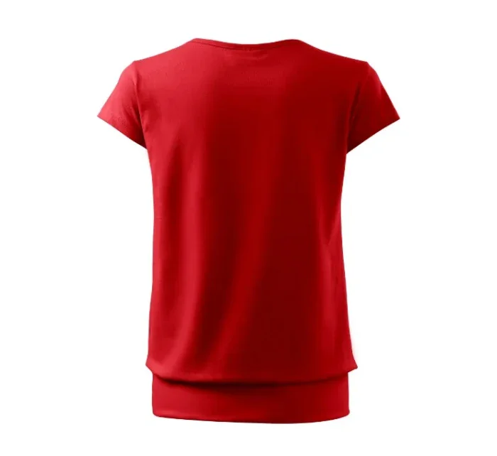 City tričko dámské červená City tričko dámské červená