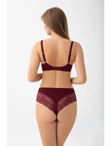 SOFT BRA BURGUNDY model 21471244 - Gorsenia