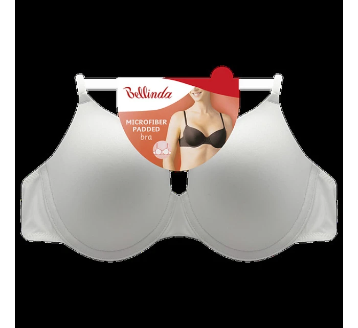 Dámská vyztužená podprsenka MICROFIBRE PADDED BRA - BELLINDA - bílá