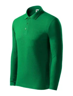 Pique Polo LS M  zelené pánské polo tričko model 19379091 - Malfini